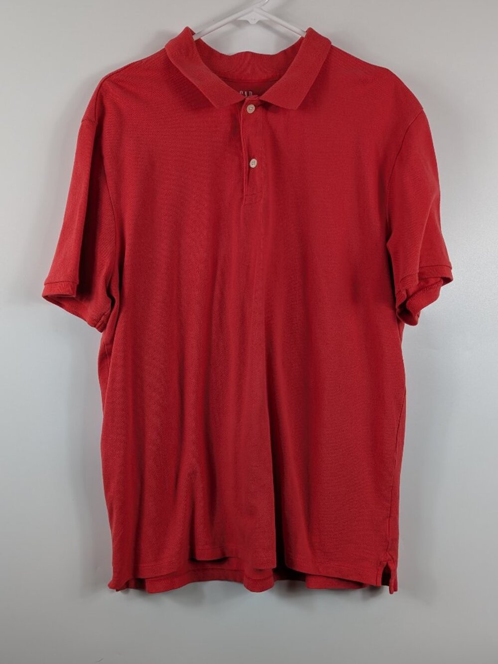 GAP Stretch Pique Polo Hula Red Men's XL Casual Short Sleeve